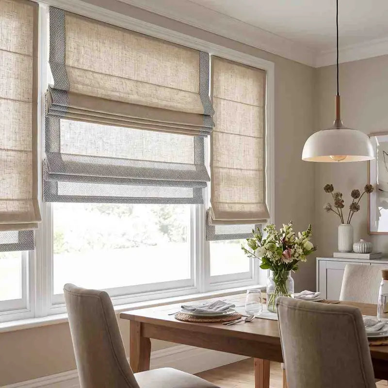 Modern dining room curtains in Madinat Zayed
