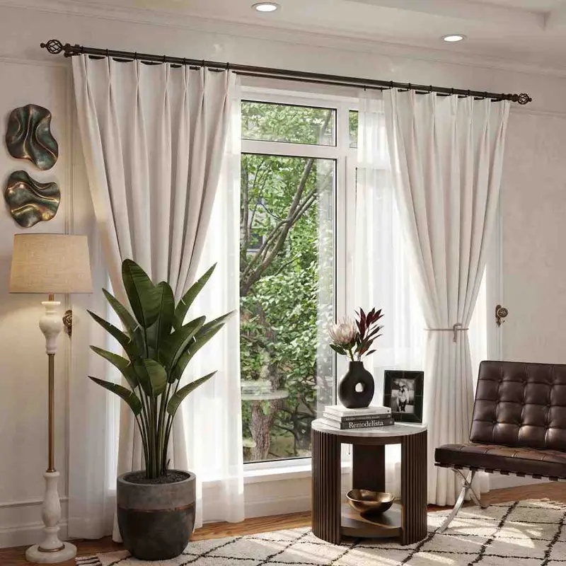Double Pinch Pleat Curtains in Al Barsha