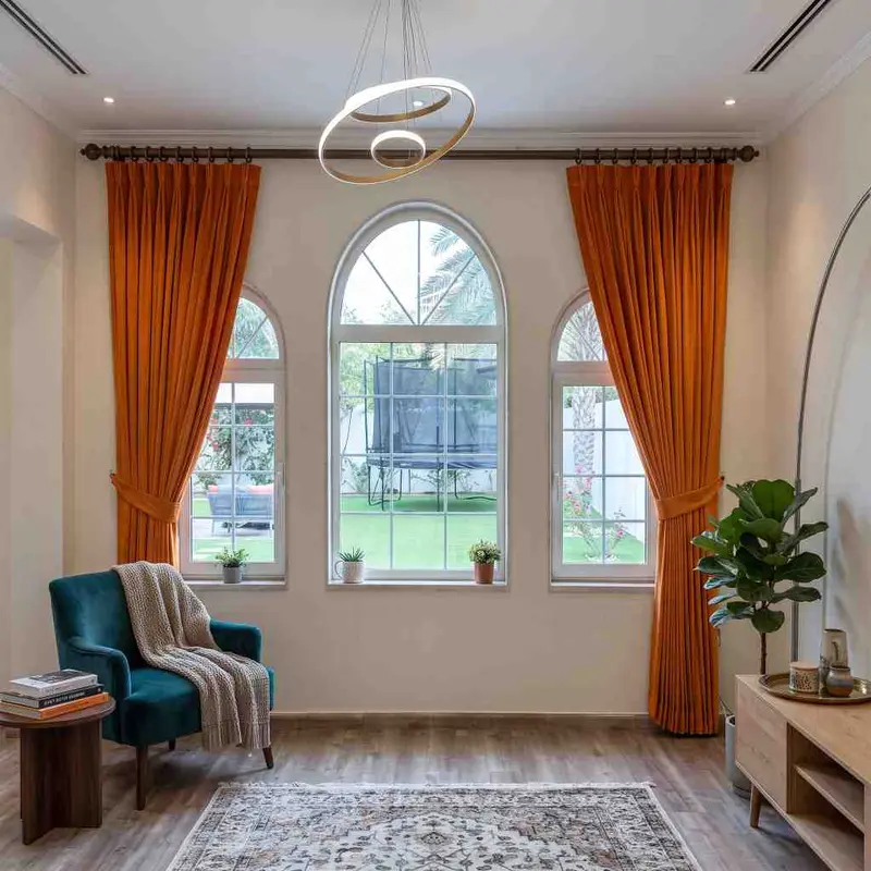 Double Pinch Pleat Curtains in Dubai Investment Park