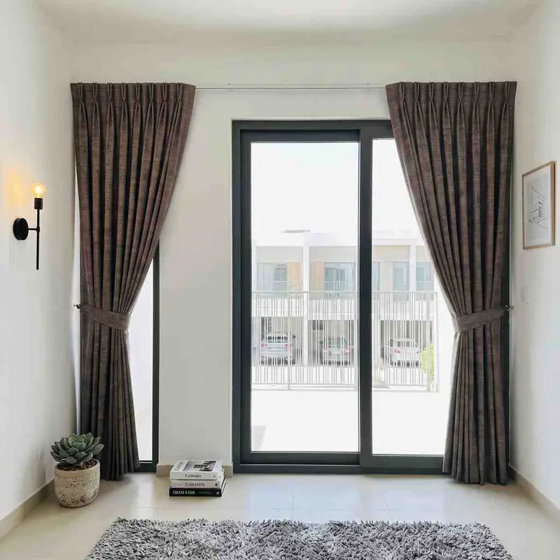 Double Pinch Pleat Curtains in Jumeirah