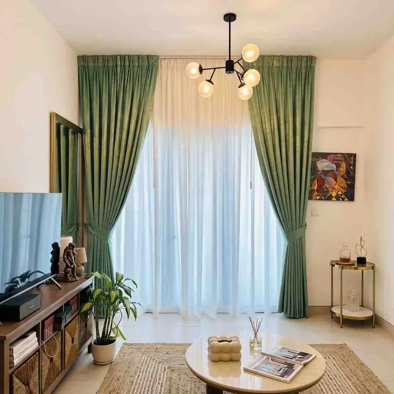 Double Pinch Pleat Curtains in Town Square