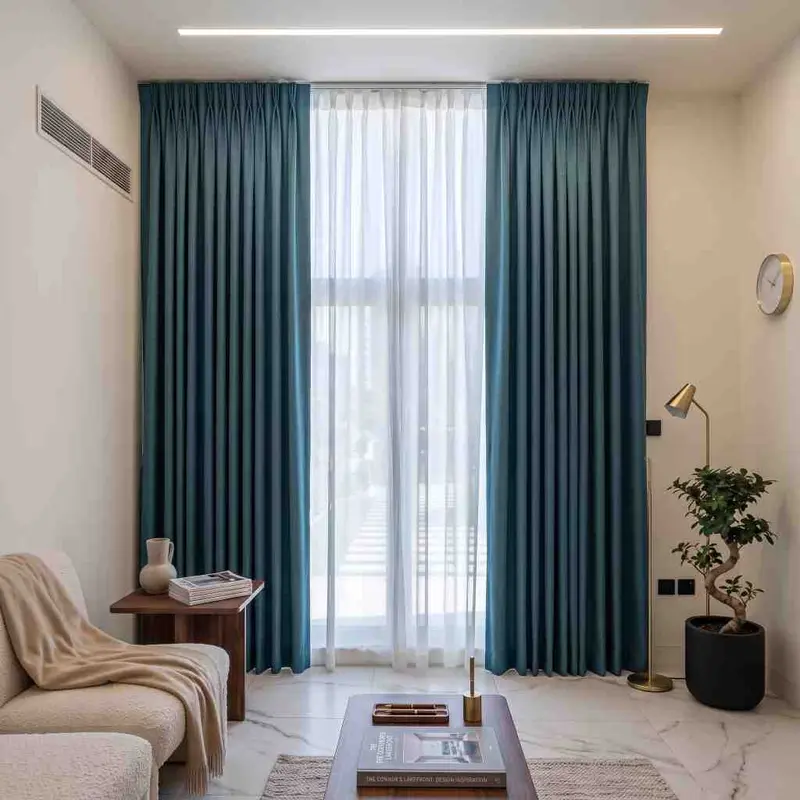 Double Pinch Pleat Curtains in Umm Suqeim