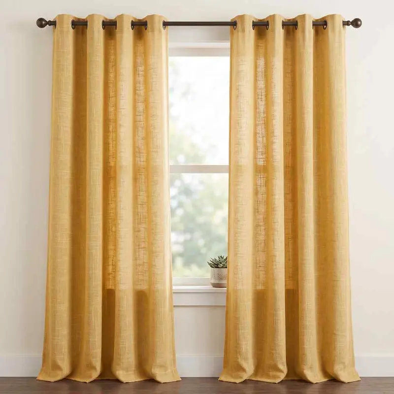 Eyelet Curtains in Green Community