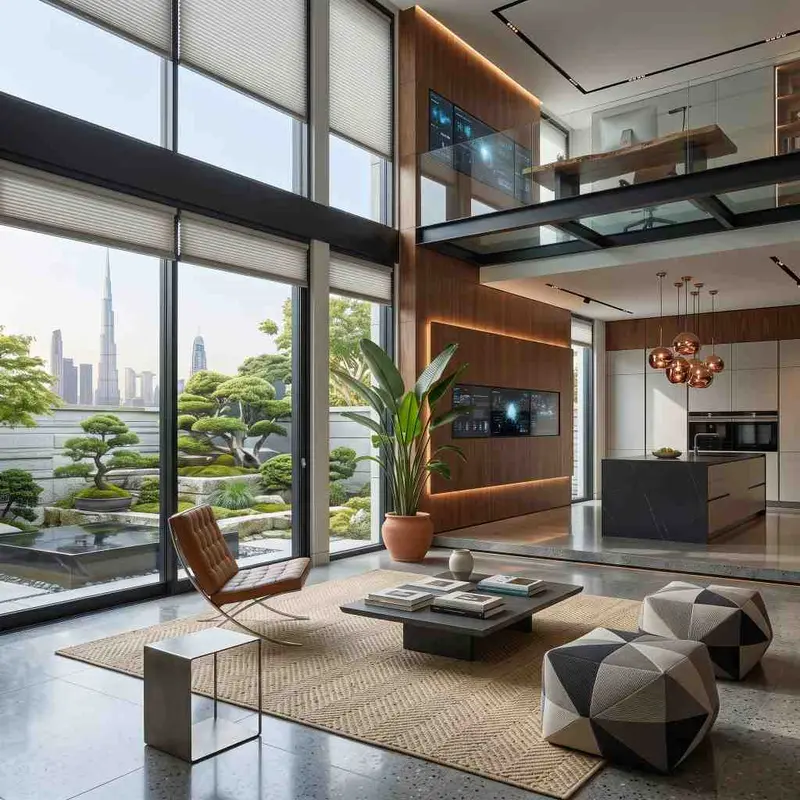 بلايند خلية النحل fitted in a Dubai home