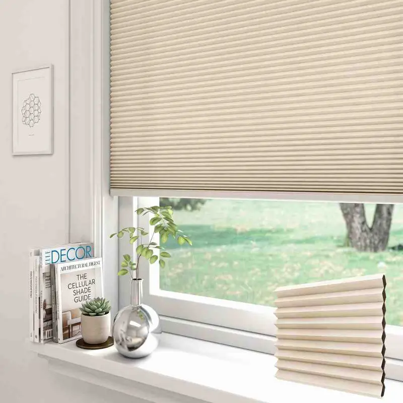 Honeycomb Blinds installation, image 3