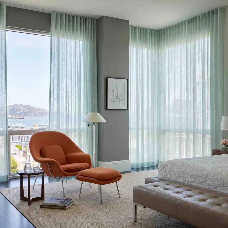 Hotel Curtains fitted in a Dubai home