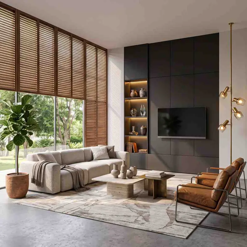 Living Room Blinds installation, image 3