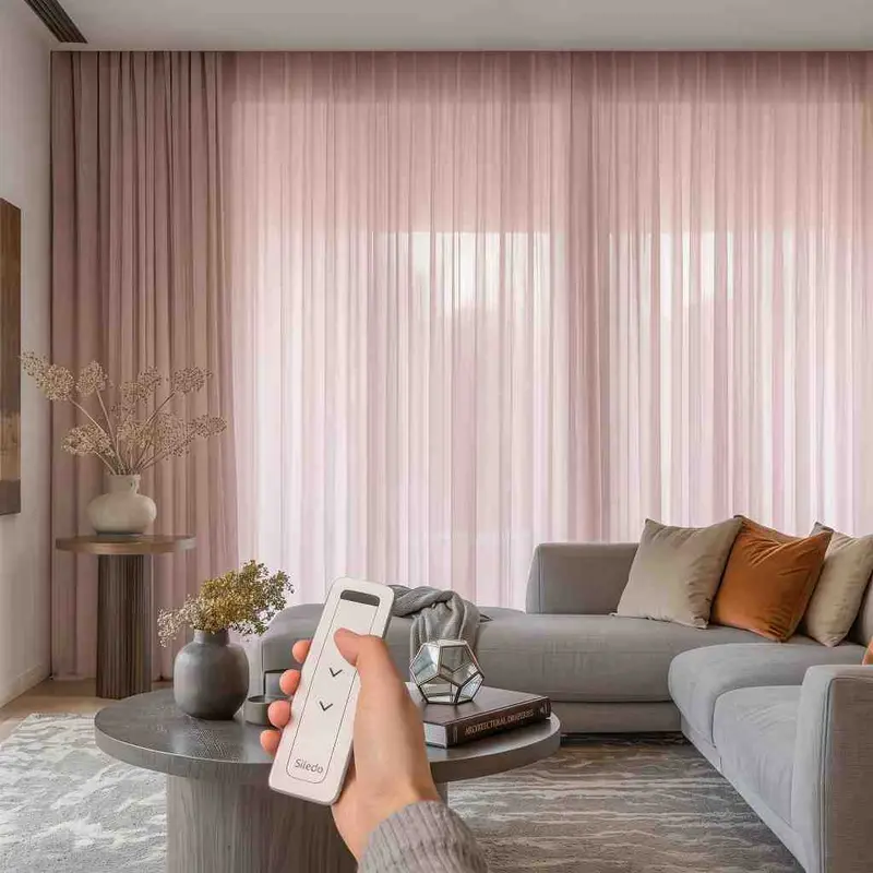 Motorized Curtains in Town Square