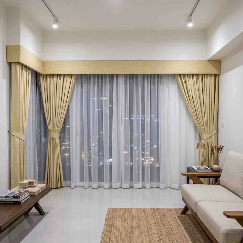 Pelmet Box Curtains in Al Hamra Village