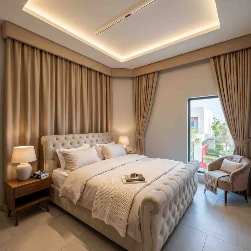 Pelmet Box Curtains in Al Marjan Island