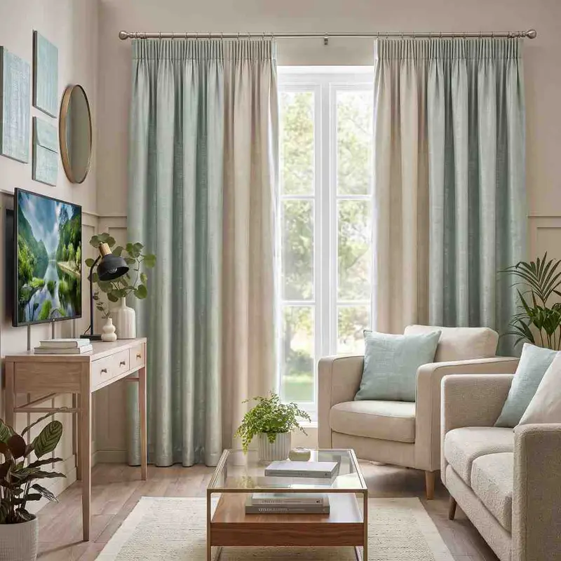 Pencil Pleat Curtains in Dafan Al Nakheel