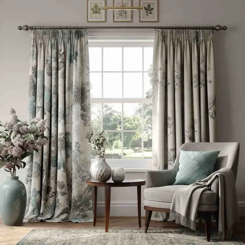 Pencil Pleat Curtains in Saadiyat Island
