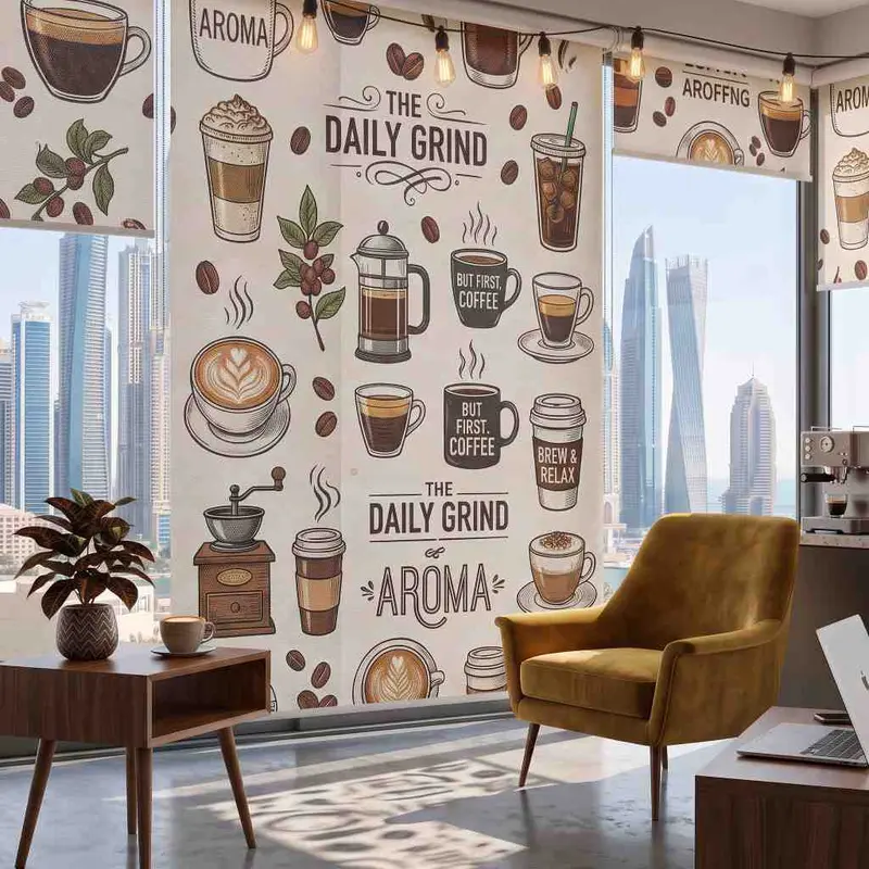 Printed Blinds installation, image 2
