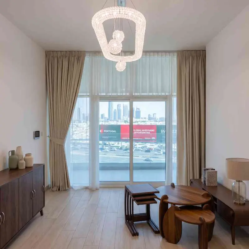 Triple Pinch Pleat Curtains in Downtown Dubai