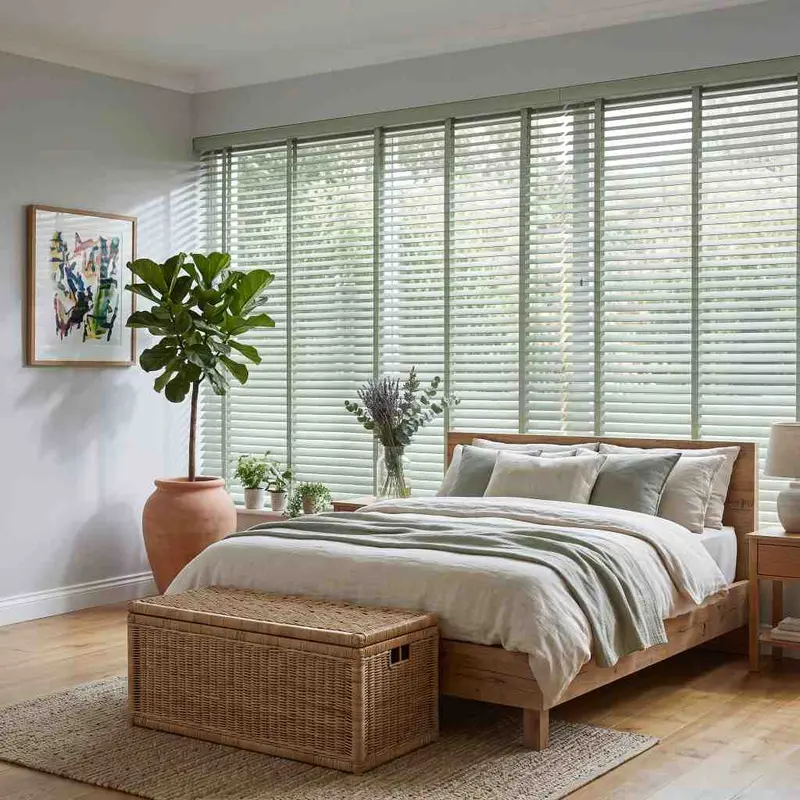 Wood Venetian Blinds installation, image 5