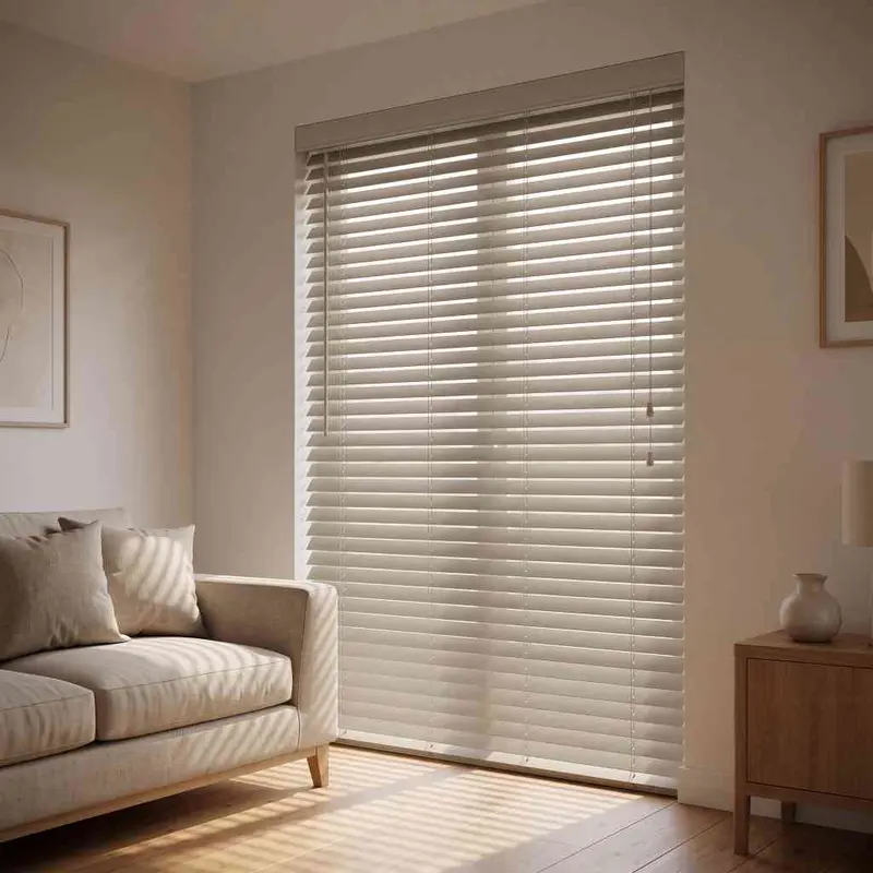 Wood Venetian Blinds installation, image 7