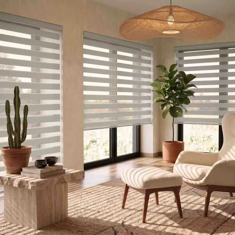 بلايند زيبرا fitted in a Dubai home